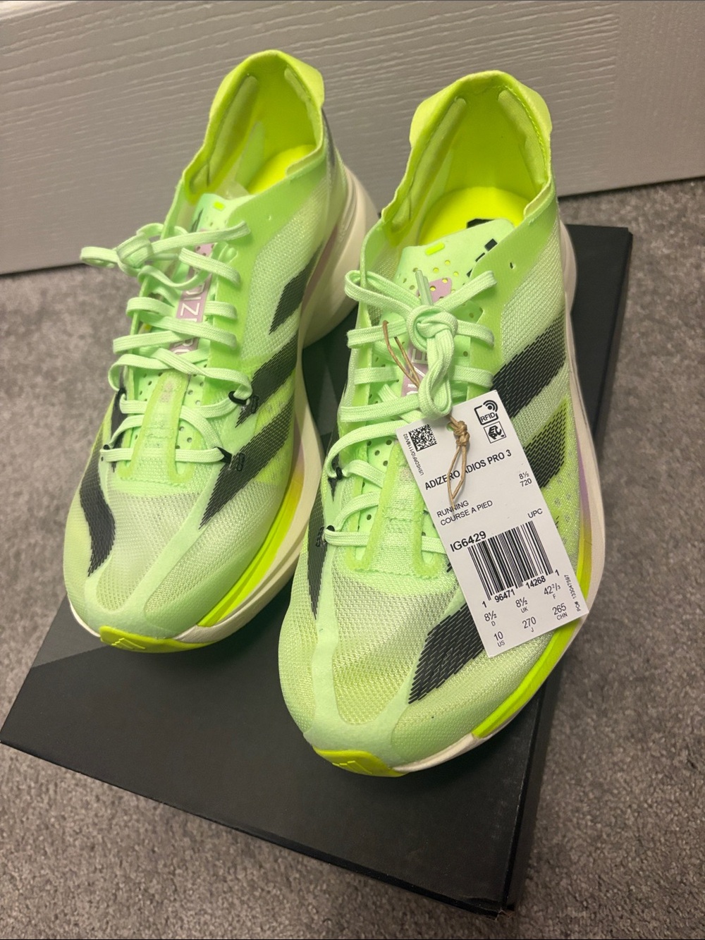 adidas Women's Volt/Black Performance Running Shoes